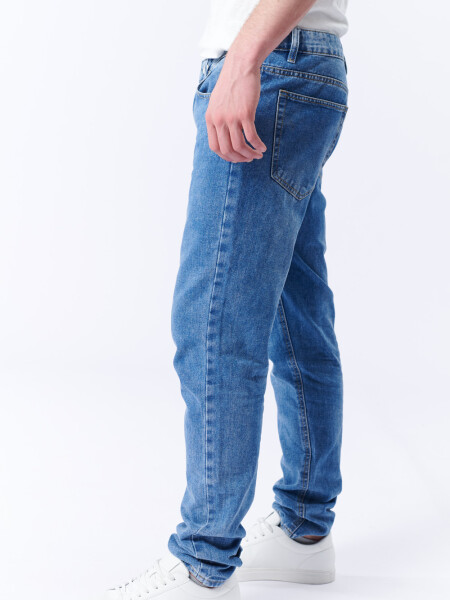 Pantalón Jean Slim Azul Medio