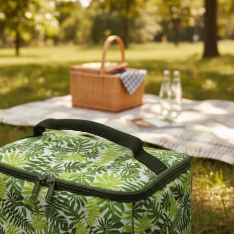 Lunchera H&K Hojas 22x16x18 cm Lunchera H&K Hojas 22x16x18 cm