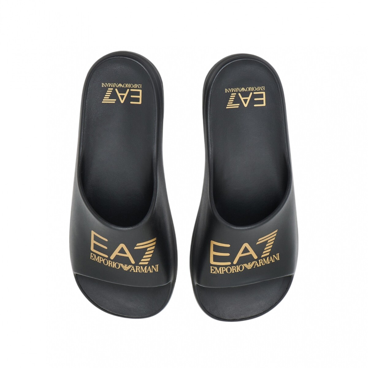 AE7 Crusher Distance slides with oversized logo - Black/Gold 