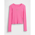 V-LS RIB TEE LOVE LETTER