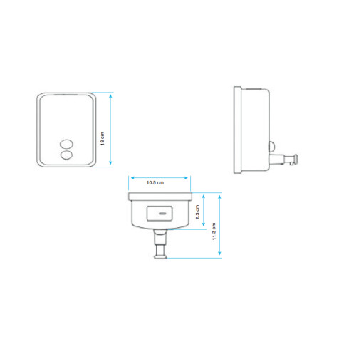 Dispensador De Jabon Satinado De 850Ml 000