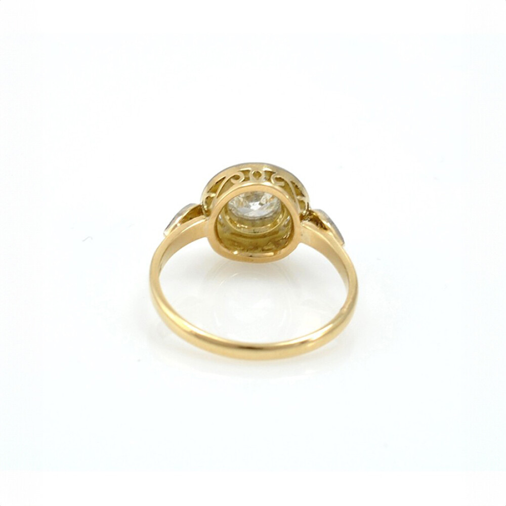 Anillo Oro 18K Y Brillantes Anillo Oro 18K Y Brillantes