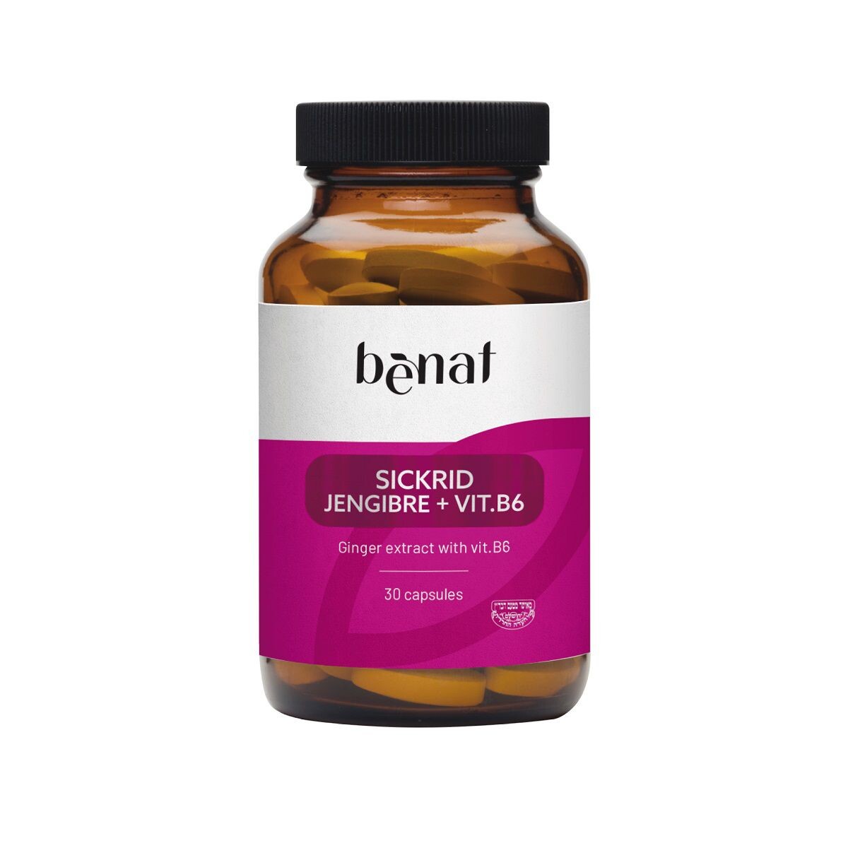 BENAT SICKRID JENGIBRE + VIT. B6 FR. X 3 