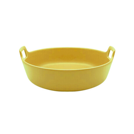 Bowl c/asas cerámica amarillo mate 24*23 Bowl c/asas cerámica amarillo mate 24*23