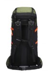 Mochila mochilera de trekking impermeable - Gris/verde Verde