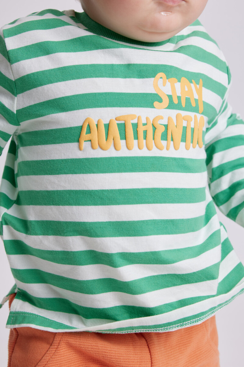 Remera estampa Verde