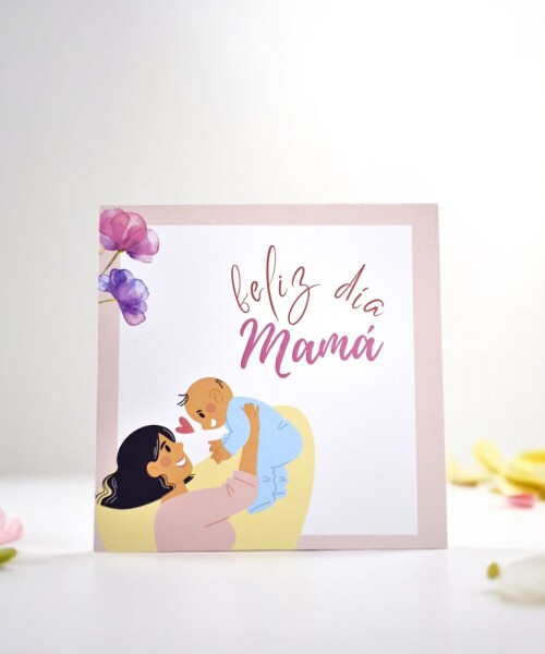 Tarjeta día de la madre 10x10. DISEÑO 3