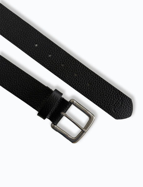 Cinturon cuero jeanero negro