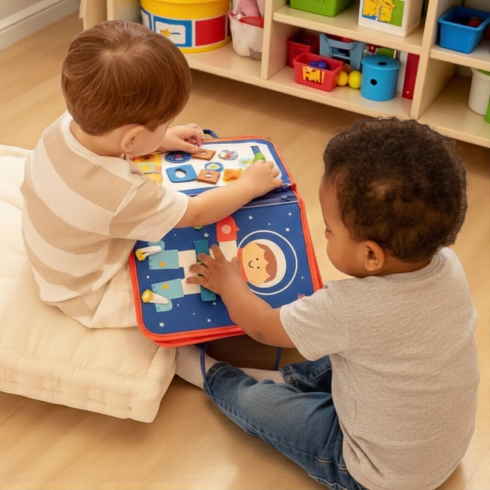 Libro actividades montessori BUBA astronauta