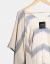 Kimonos Kimono Con Flecos - Combinacion Tricolor