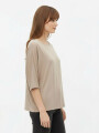 Remera Quimbo Taupe Claro