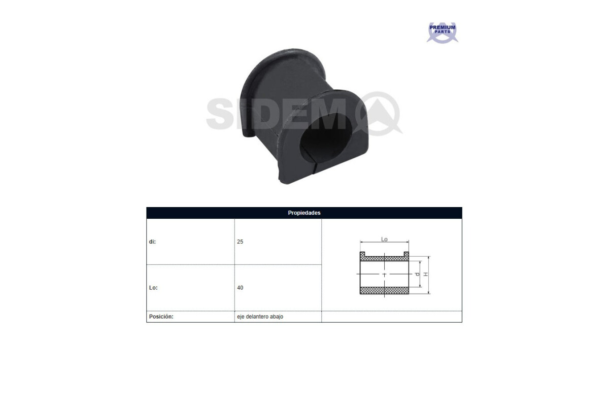 Buje Toyota Hilux 97-04 Der/Izq Buje Toyota Hilux 97-04 Der/Izq