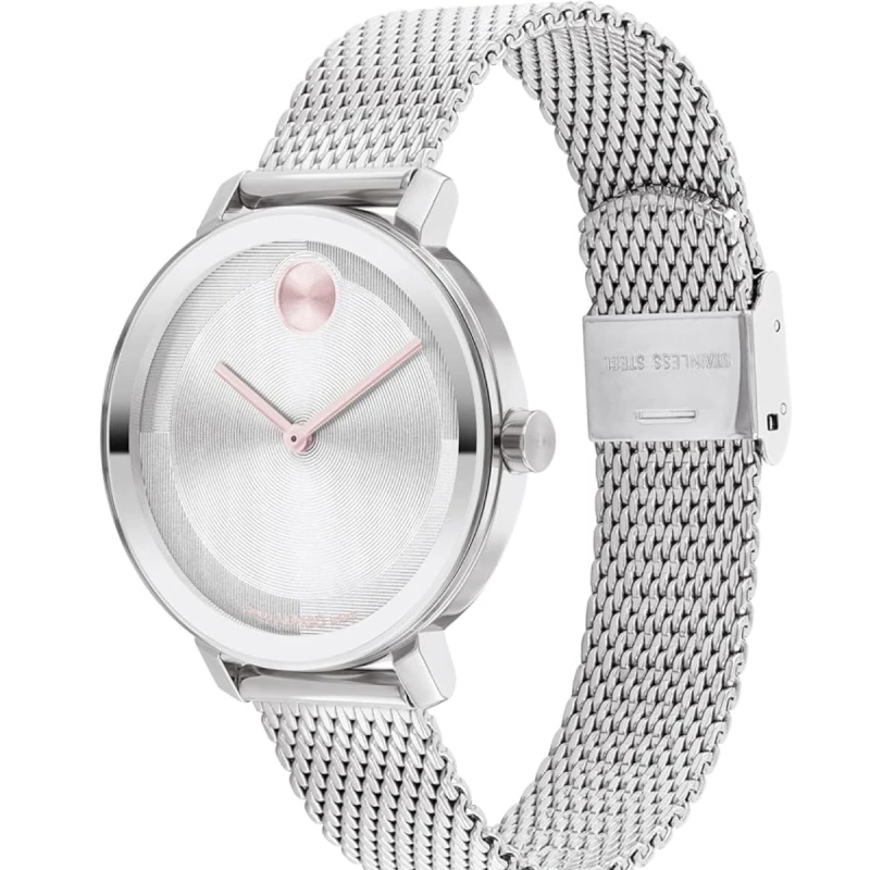 MOVADO DAMA BOLD , MOVIMIENTO SUIZO , DOS AÑOS DE GRANTIA 22m3601085