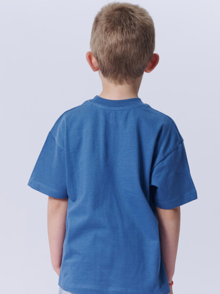Remera algodón Gamer Azul