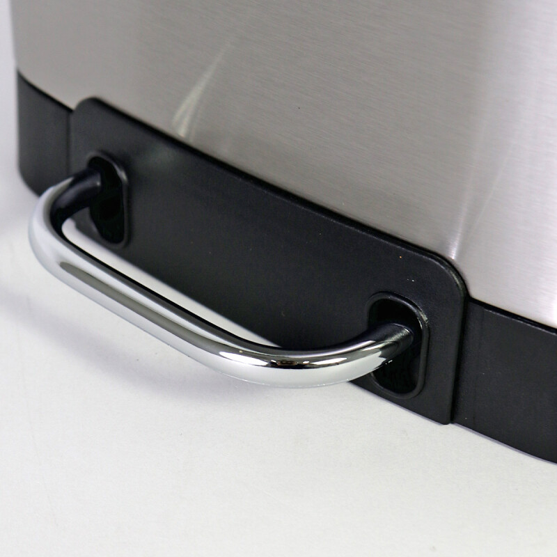 BASURERO INOX PLATA C/PEDAL 6L Unica