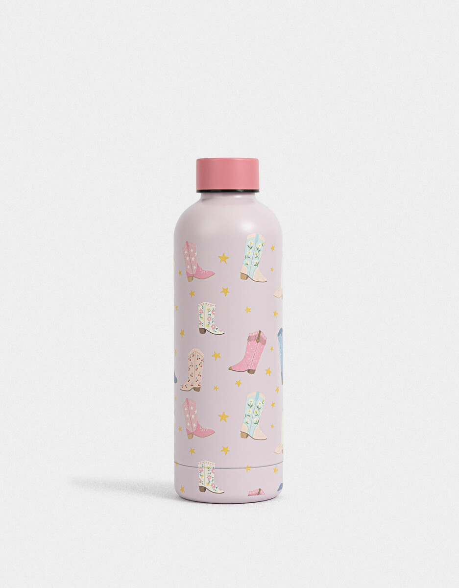 Botella Metálica Bota Western 