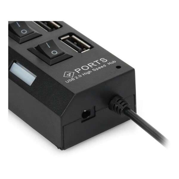 Hub Usb 2.0 Multiplicador De Puertos Usb X 4 Interruptor Led Hub Usb 2.0 Multiplicador De Puertos Usb X 4 Interruptor Led