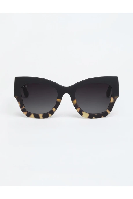 Lentes Tiwi Mayfair Bicolor G. Tortoise/black With Burgundy Gradi