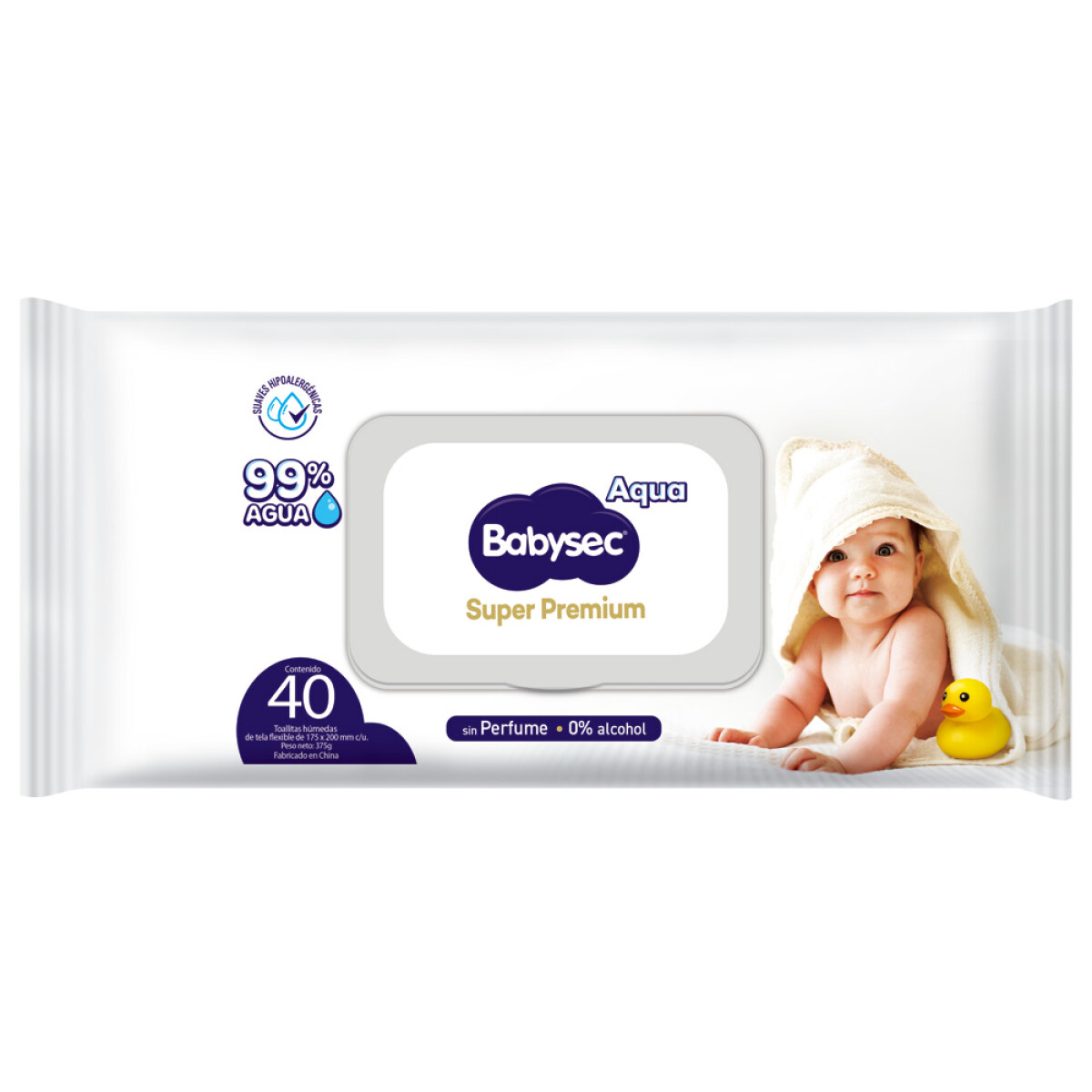 Toallas Húmedas Babysec 40 Unidades 