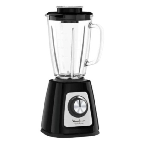 Licuadora Moulinex Blendforce Jarra Vidrio + Vaso 800W Color Negro