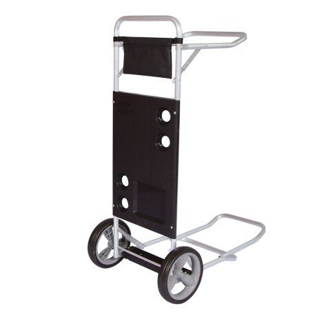 Carrito de Playa en Aluminio MOR con Extensión para conservadora Negro Carrito de Playa en Aluminio MOR con Extensión para conservadora Negro