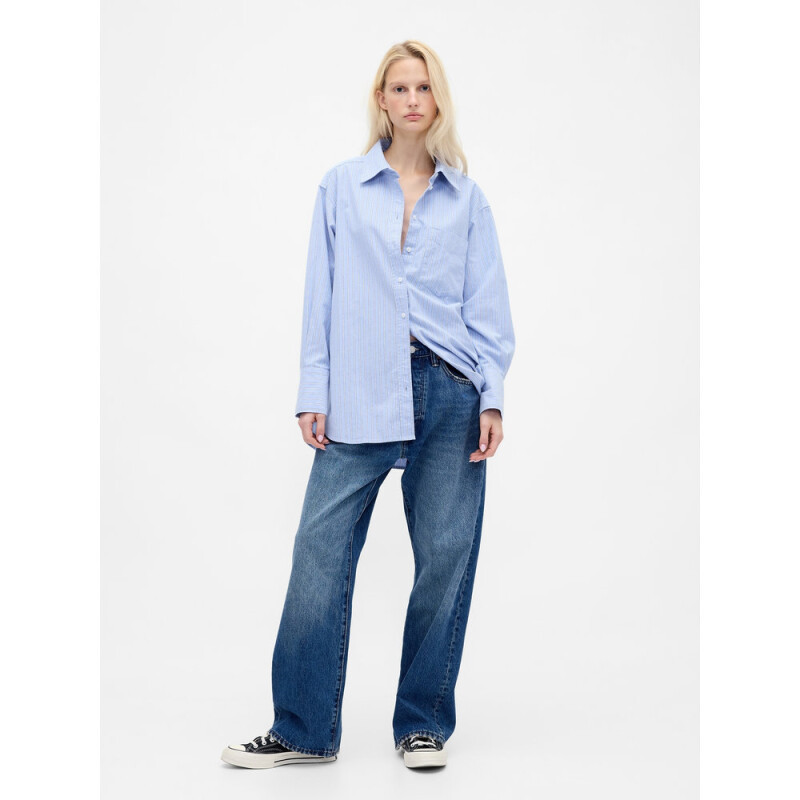 BIG SHIRT - OXFORD BLUE STRIPE