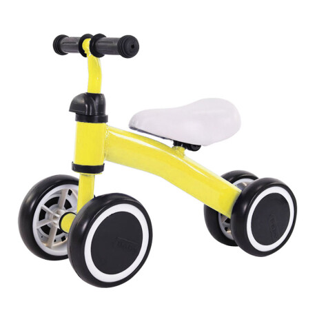 Bicicleta Cuatriciclo Sin Pedales para Niños Amarillo