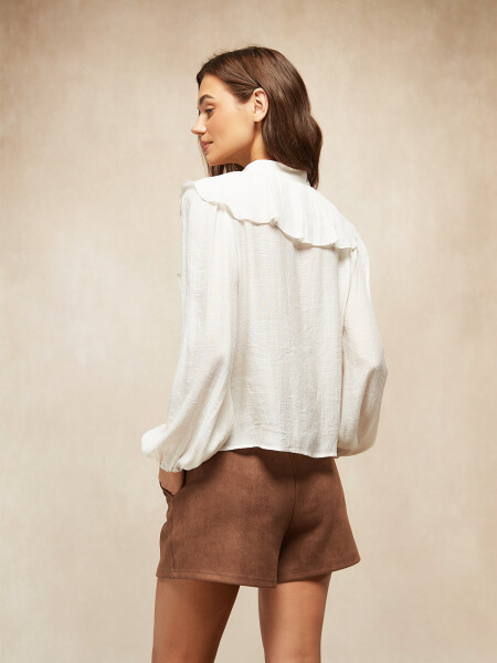 SHORT SUEDE CHOCOLATE