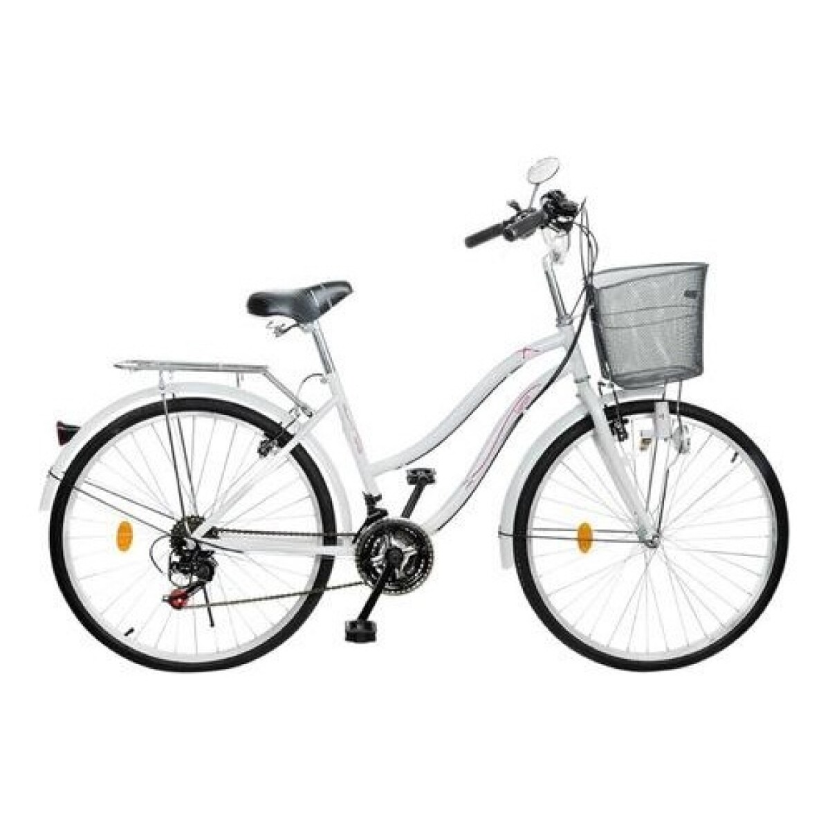 Bicicleta Vintage Rodado 26 y 21 cambios - Blanco 