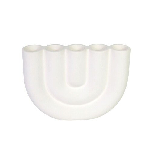 BASE CERAMICA BLANCA 17.5X3.8X12.8CM Unica