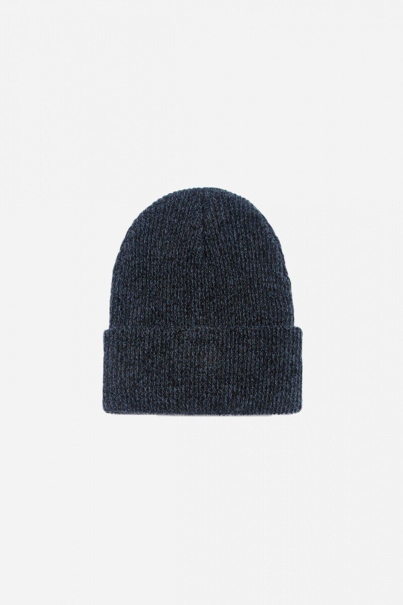 Gorro tejido Jaspeado GRIS OSCURO