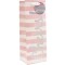 Bolsa Botella Top "Cheers" Cebra Rosa