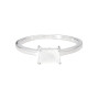 Anillo Karvik solitario de plata 925 0