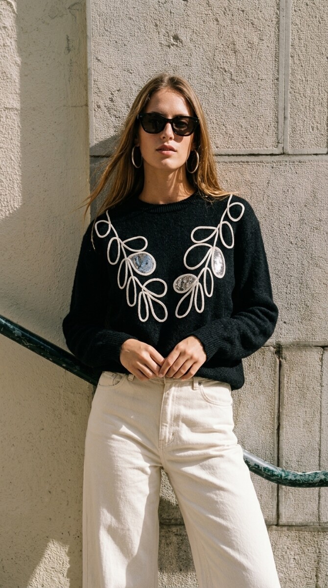 Sweater Lucerna - Negro 