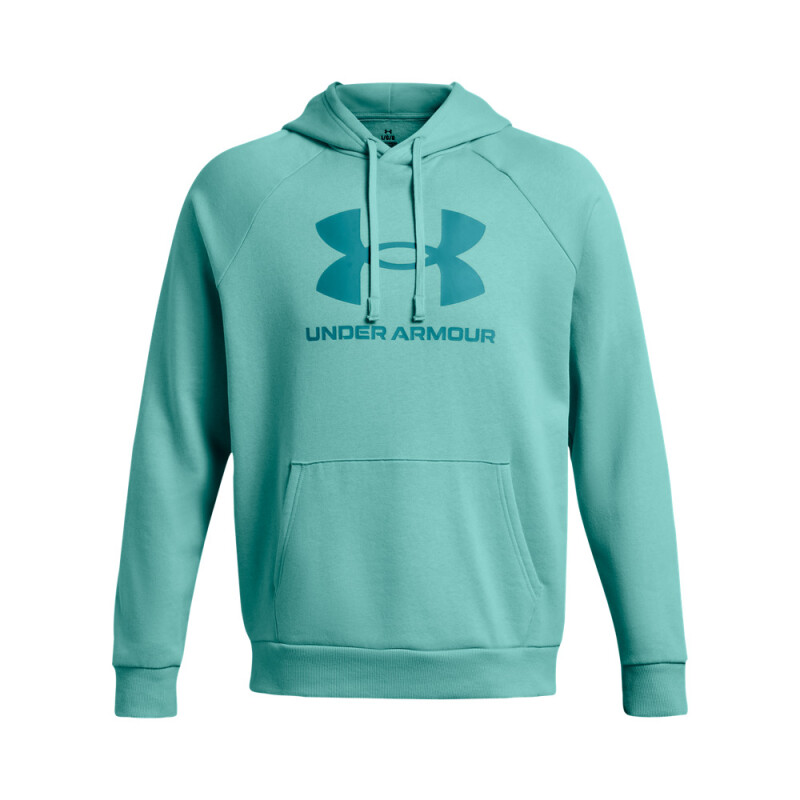 UA Rival Fleece Logo HD-RED GRN-482