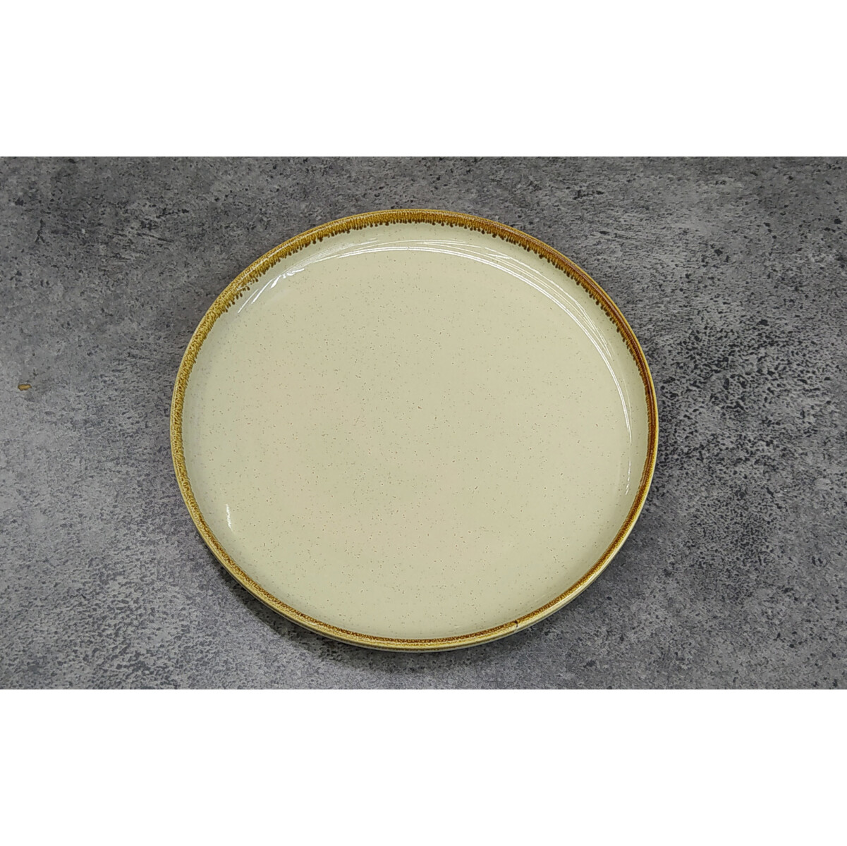 PLATO - 25CM DANNY NATURAL/BEIGE PORCELANA CZT20-12 