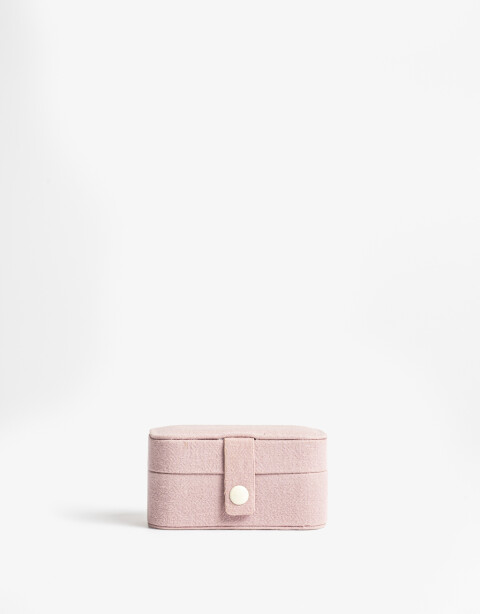 Porta Cosméticos Organizadores Organizador De Bijou Con Solapa - Rosa Claro