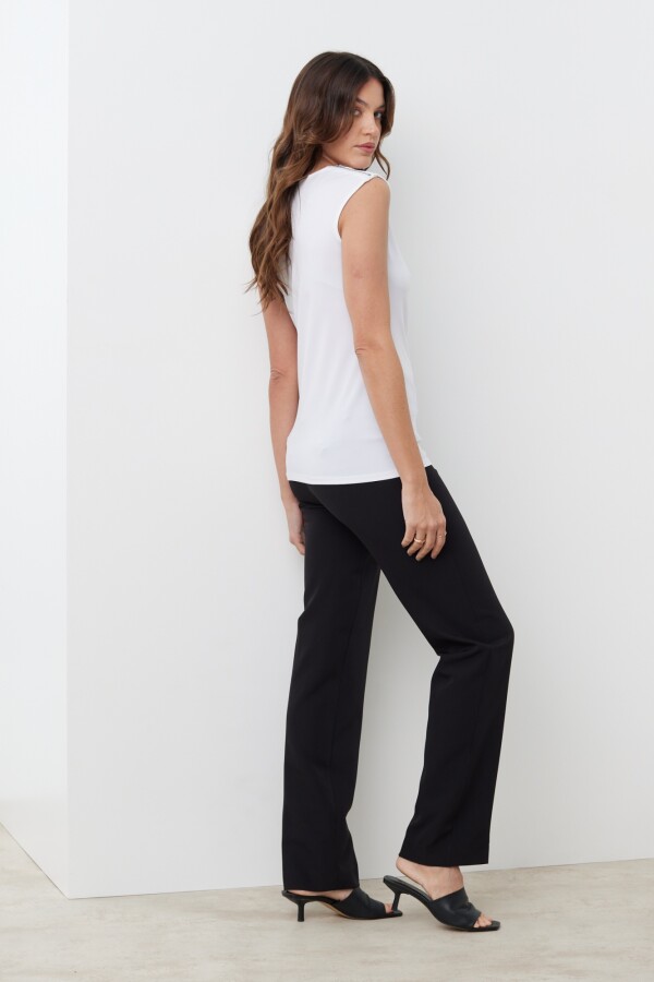 Blusa Zips BLANCO