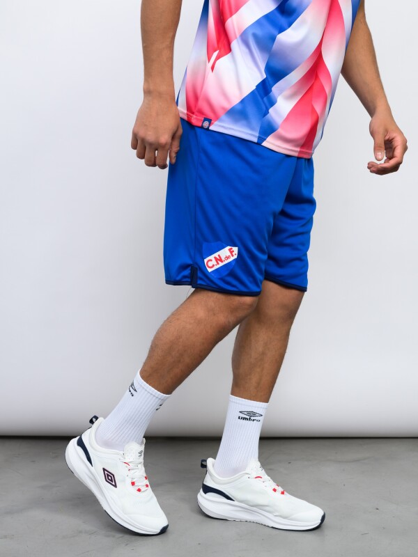 Short CNdeF Striker Licencias Hombre Azul Royal, Azul Marino, Blanco