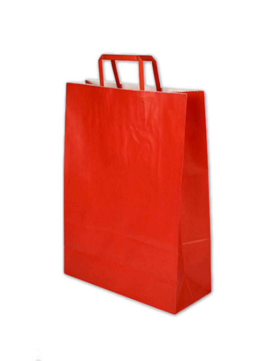 Bolsa lisa acuario 30x12x41 cm - ROJO 