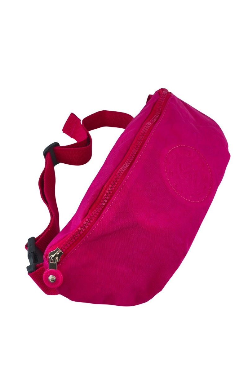 Riñonera Premium de Tafeta Amasada Rosa