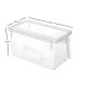 Caja transparente con agarradera y tapa 30 x 15 x 15 cm TRASLUCIDO