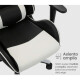 Silla Gamer Pro Giratoria Calidad Pc Players Gaming Play Blanco