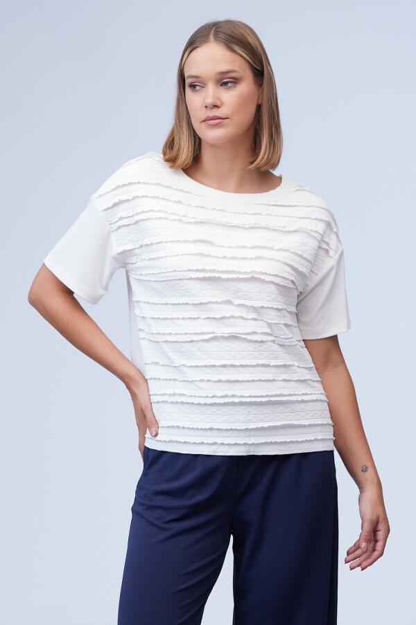 Blusa Textura CRUDO