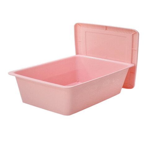 OUTLET Canasto organizador c/tapa 40,5x26,5x15,5cm Outlet Canasto Organizador C/tapa 40,5x26,5x15,5cm