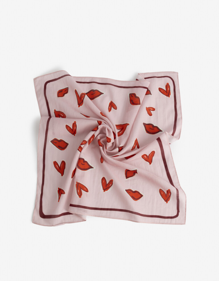 Pañuelos Raso Algodón Pañuelo De Algodón Orgánico - Combinacion Multicolor