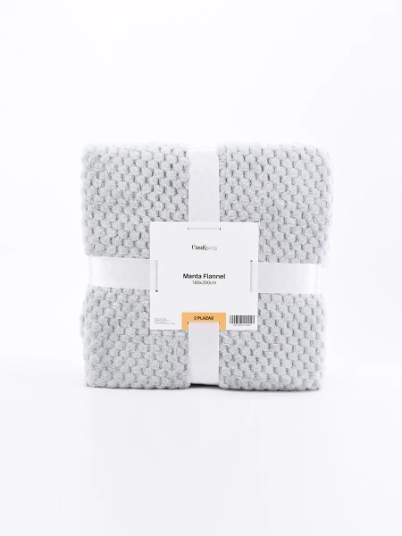 FLANNEL PANAL 2 PLAZA GRIS
