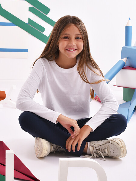 REMERA BASICA MANGA LARGA BLANCO