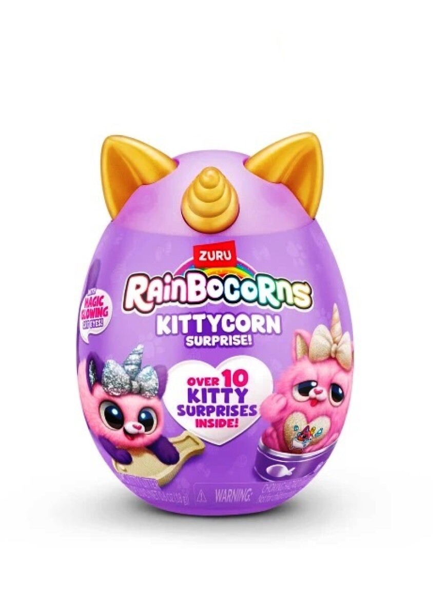 Peluche Rainbocorns Kittycorn Surprise 10 Sorpresas 