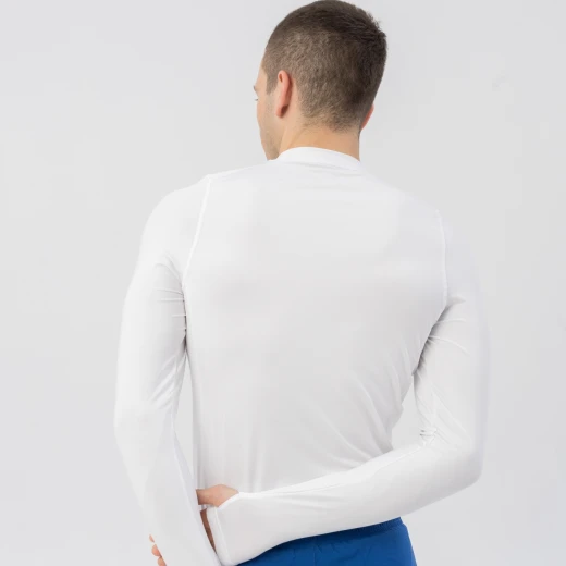 Remera Termica Menpi Alta Calidad Futbol Hombre Blanco S/C